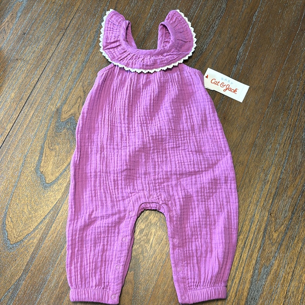 Cat and Jack Romper NWT